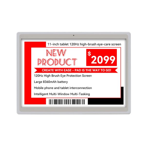 White Shell 10.2 Inch Electronic Shelf Label