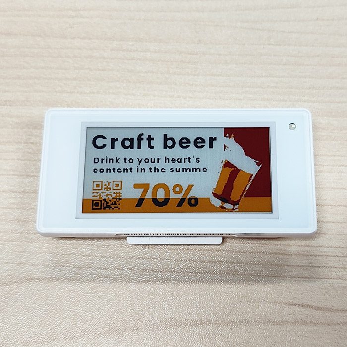 2.13 Inch 4 Color Electronic Retail Label Display Color Black White Red Yellow