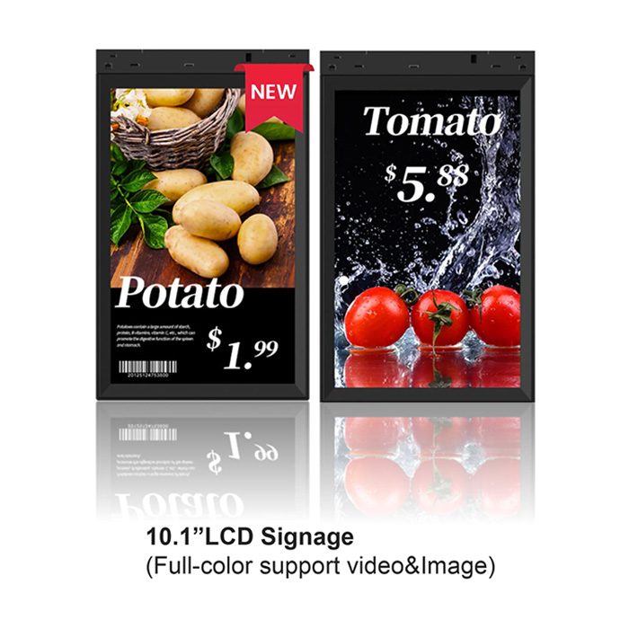 Single Screen10.1 Inch Full Color LcD Signage