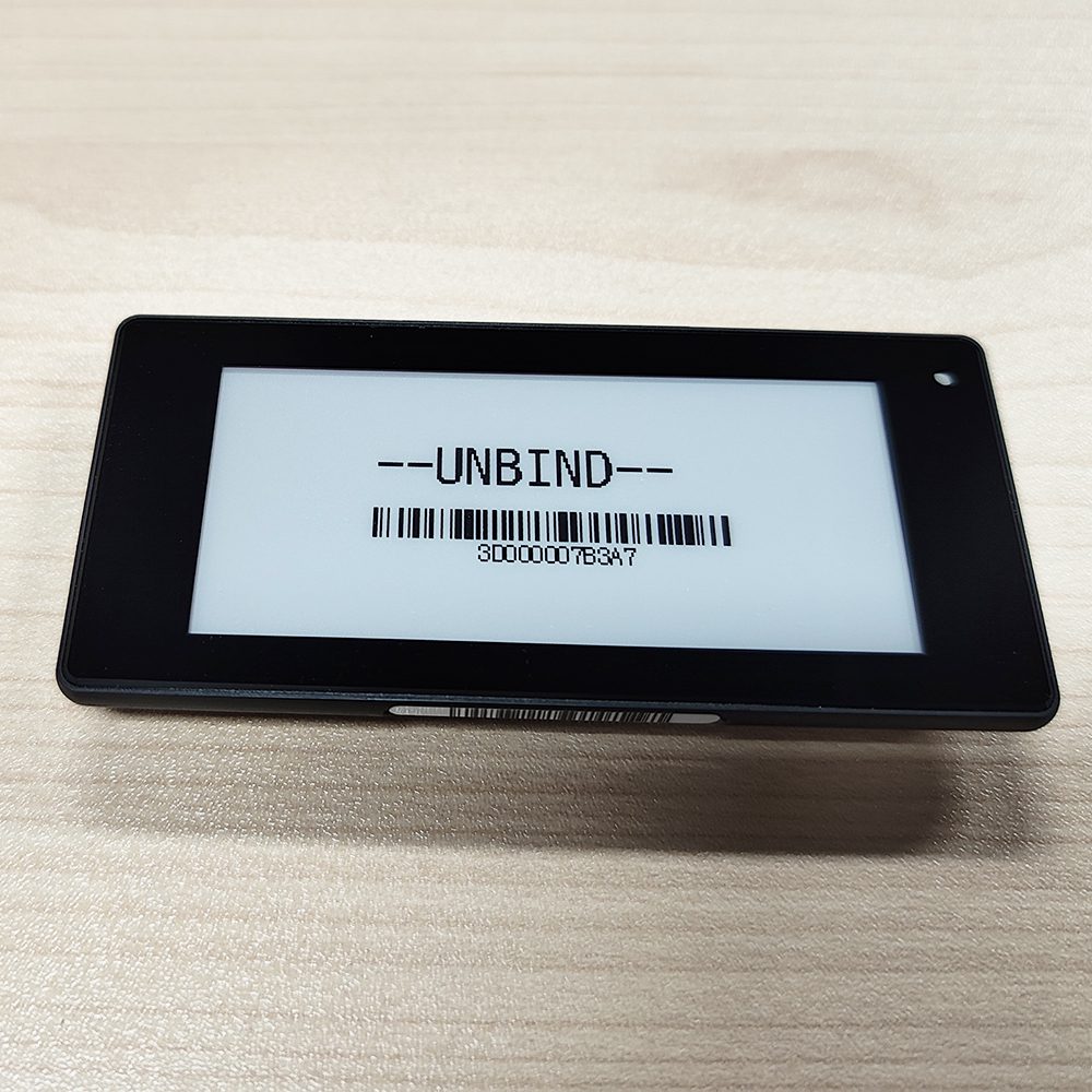 Black Shell 2.9 Inch Electronic Shelf Label